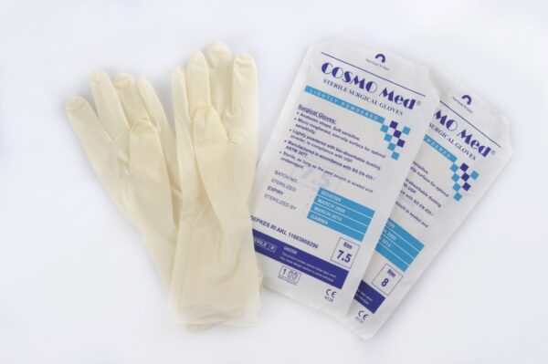 latex surgical gloves